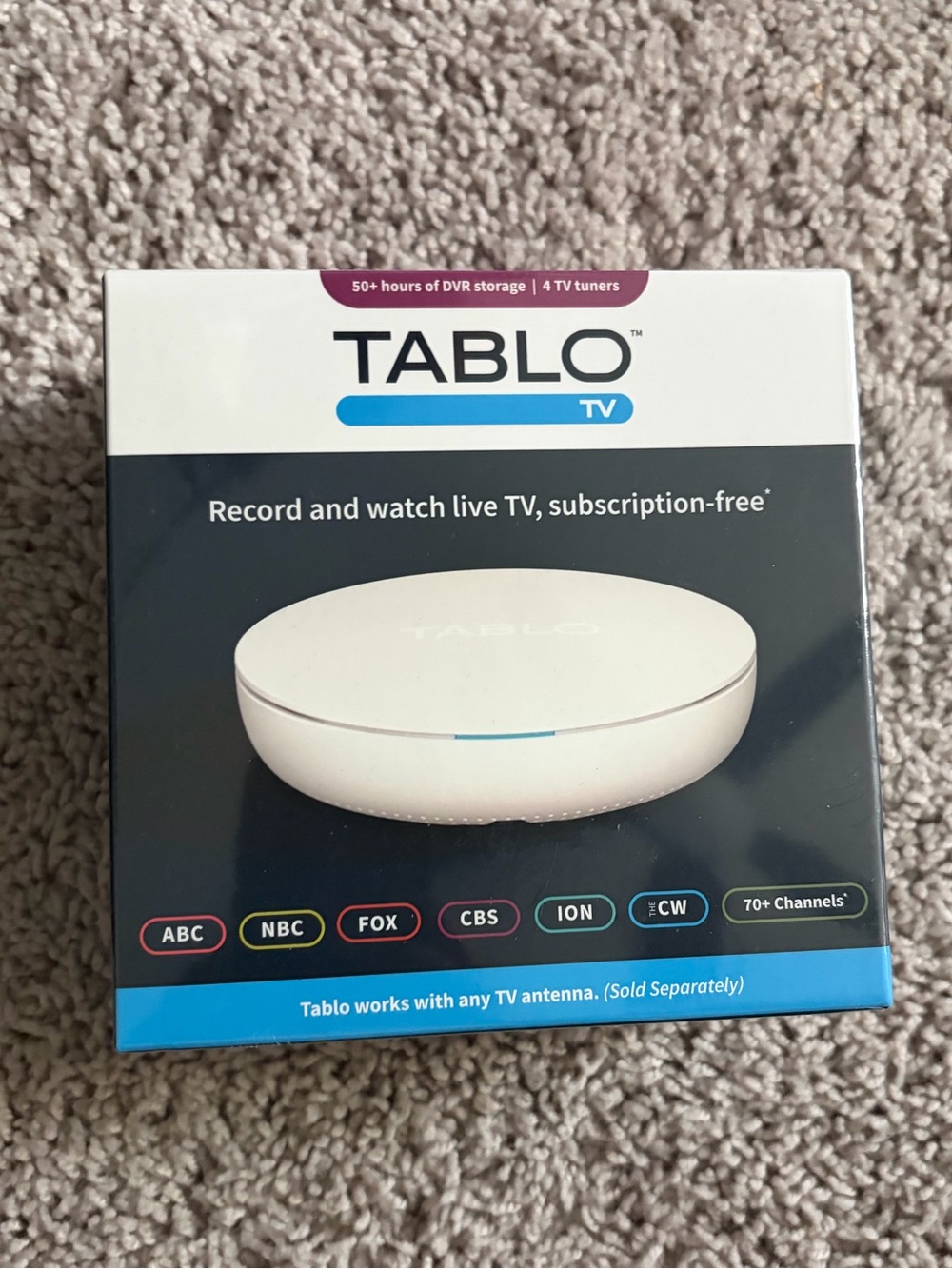 Tablo 4th Gen 4-Tuner OTA DVR 128GB NEW SEALED